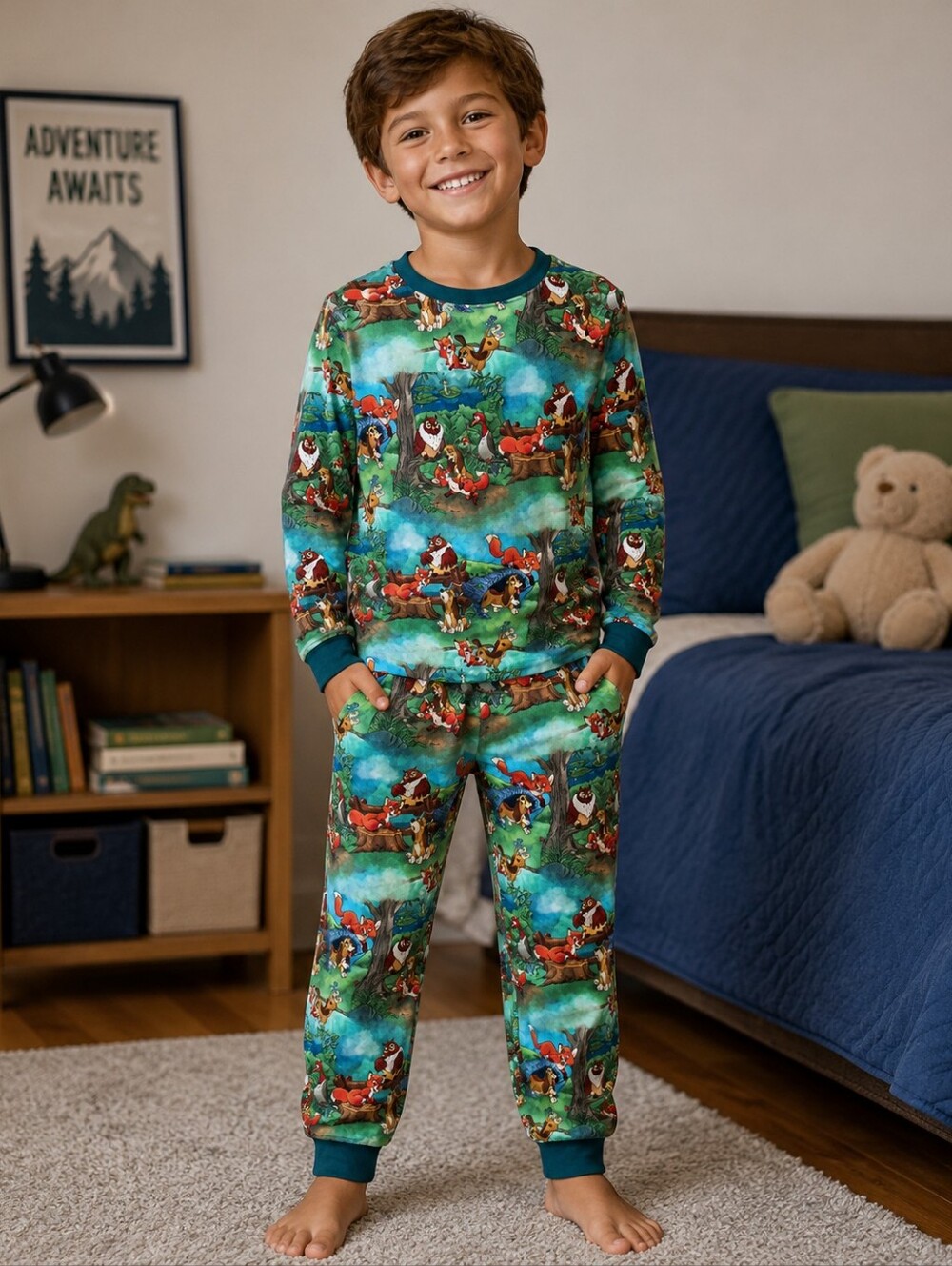 Fox And The Hound Bamboo Pajama Set